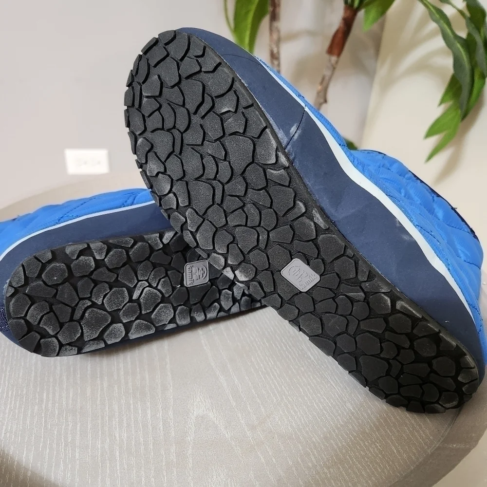 NWT Kamik Kids' Puffy Slip-On Mid Winter Boots Blue Size 5